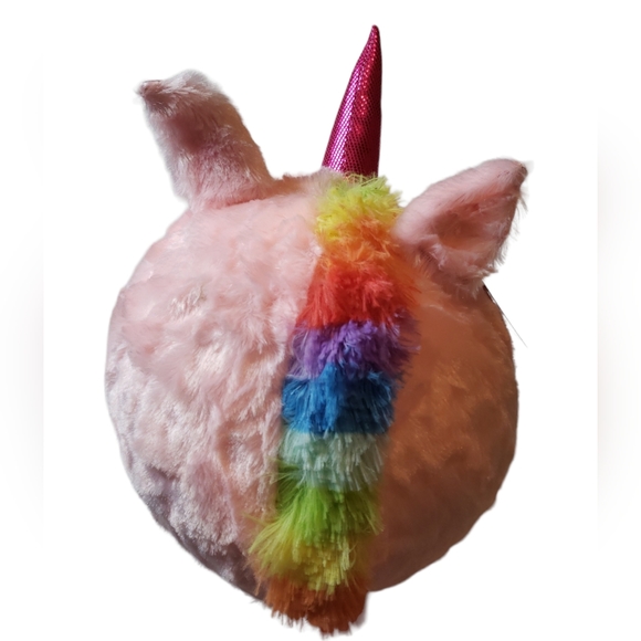 Inflatable Fluffy Soft 9" Ball Multi Unicorn - Picture 3 of 5